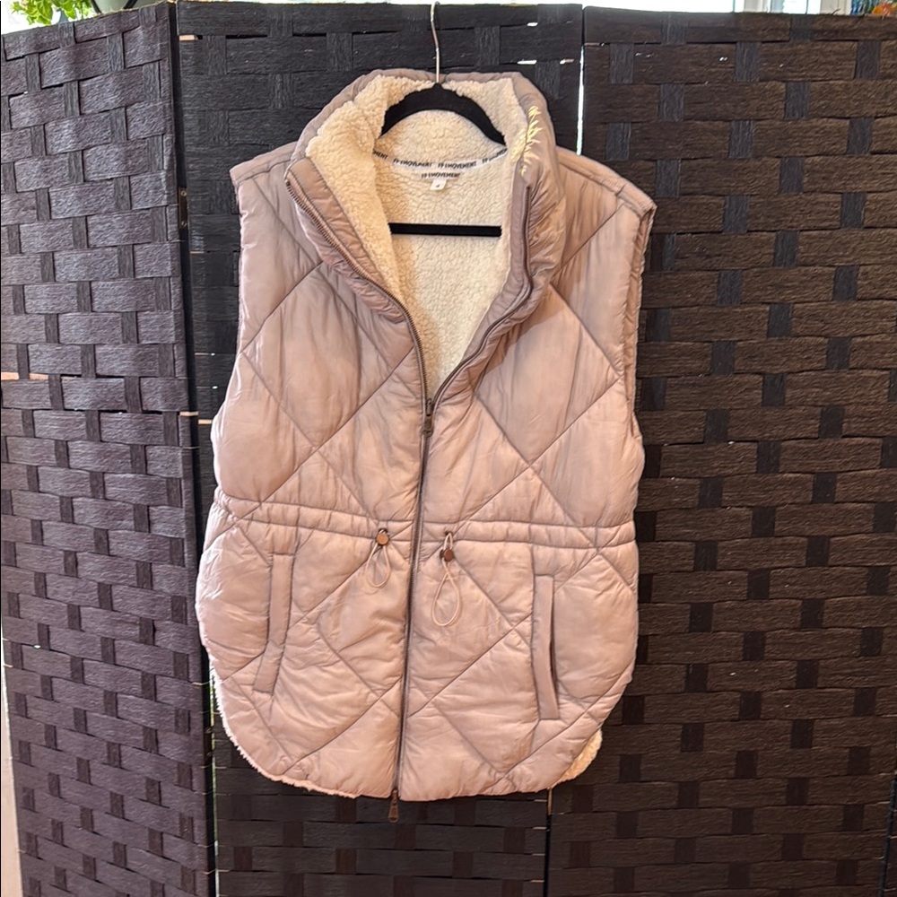 FP Movement Tan Quilted Puffer Vest